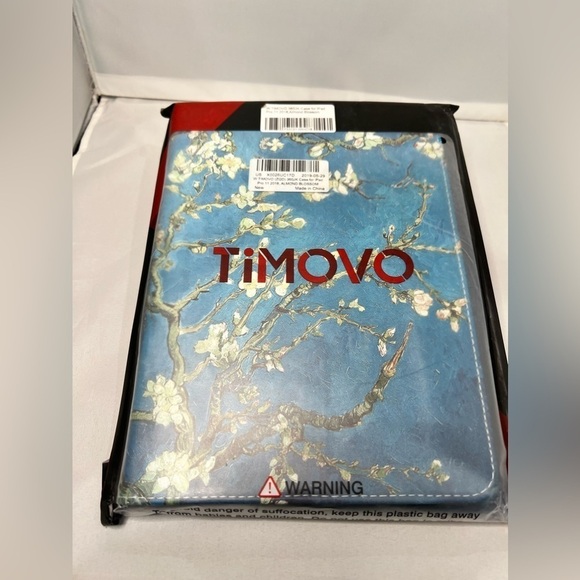 NTM: Timovo 360 JK Case for IPad Pro 11 2018 Blue & Cream Almond Blossom Print - Picture 3 of 10